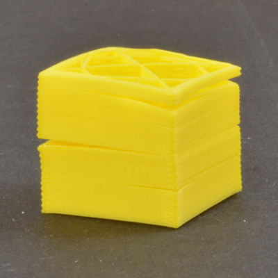 Separação ou divisão de camadas em uma impressão 3D