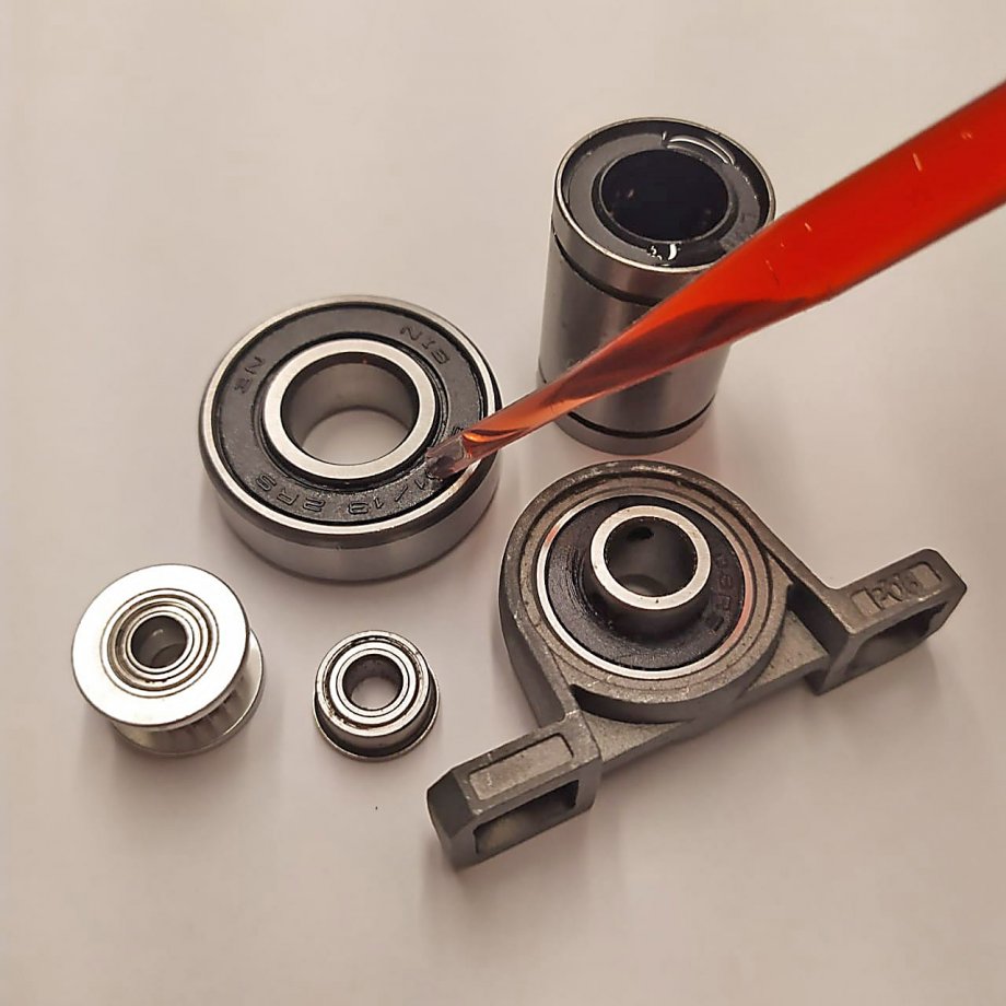 Lubrificante de óleo sintético para eixos X e Y