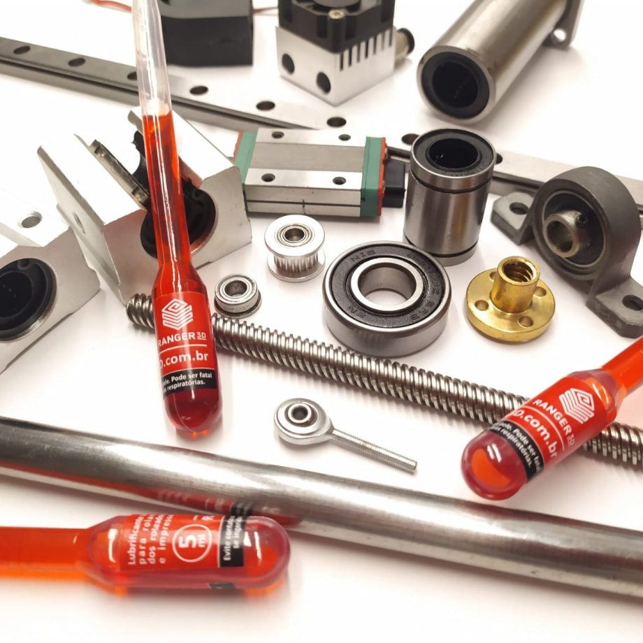 Lubrificante de óleo sintético para eixos X e Y