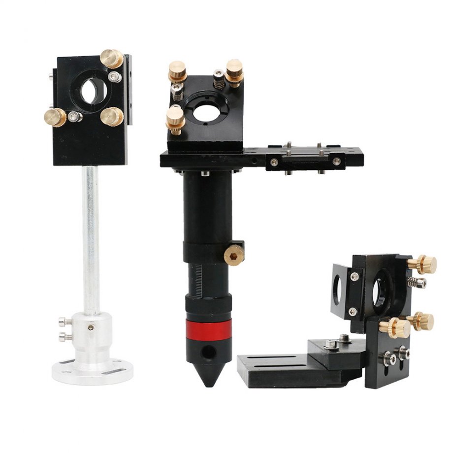 Cabeça e suportes de espelhos para laser CO2